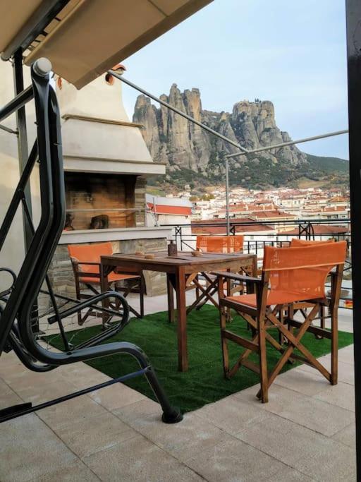 Best View Of Meteora In "Stavros Home" Kalampaka Exteriör bild